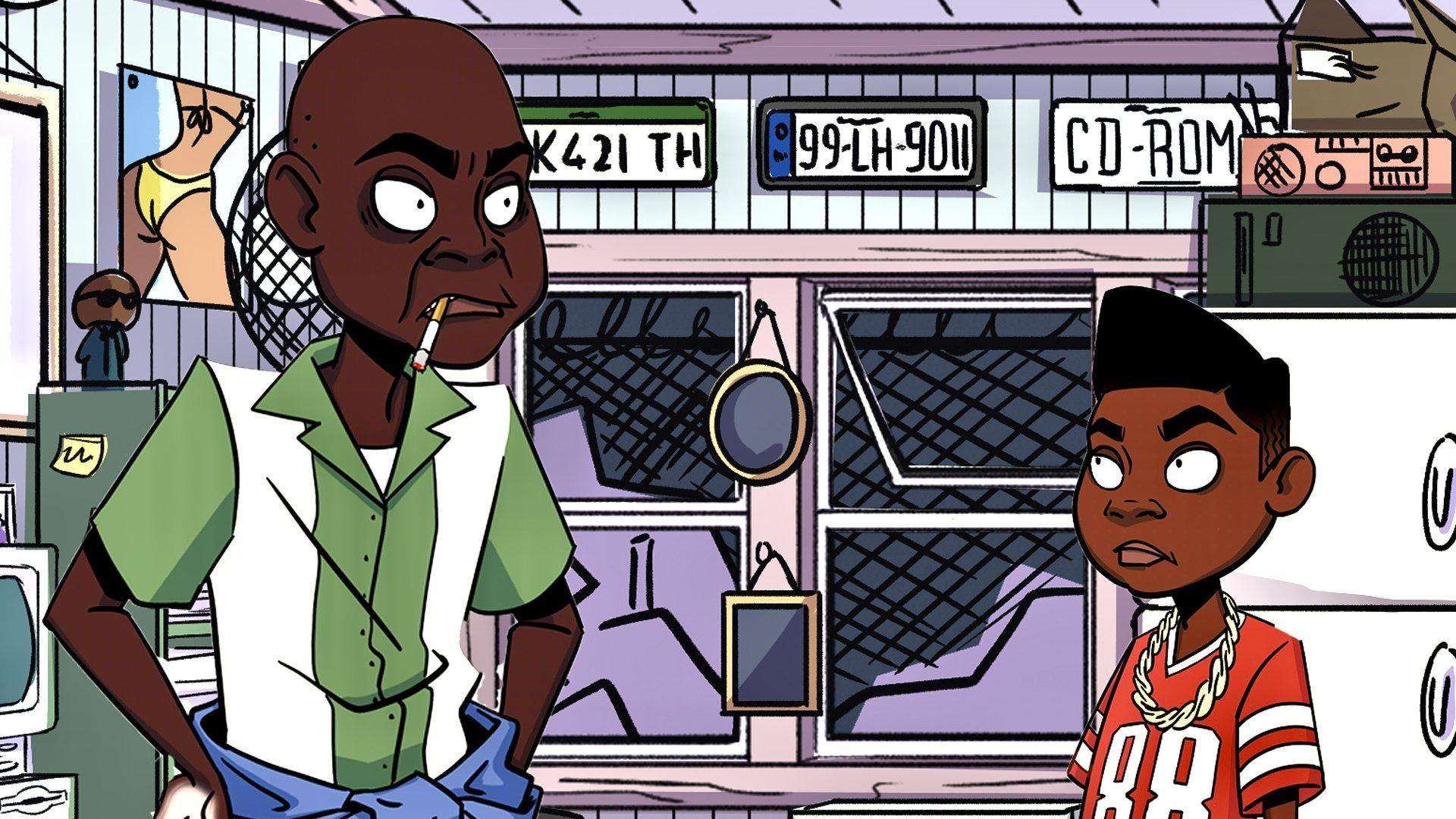 The animated series Gangsta Island